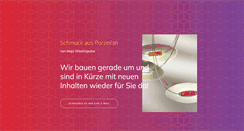 Desktop Screenshot of porzellan-schmuck.de
